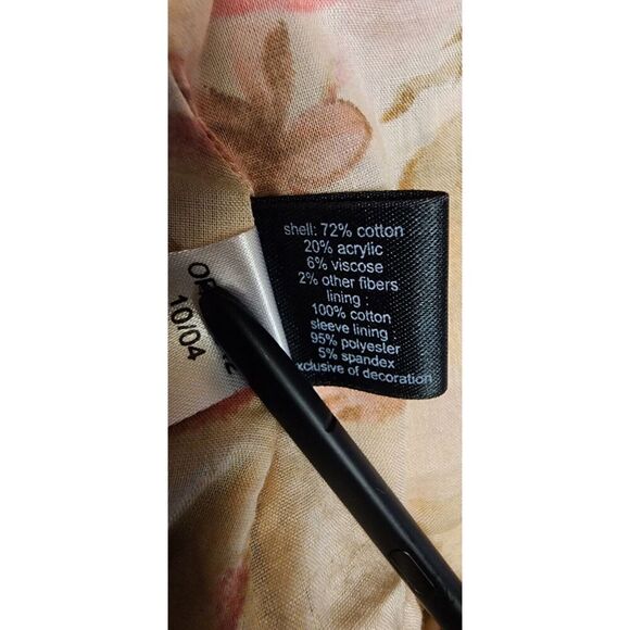 The Limited Single Breasted Tweed Suit Jacket Size 2 Color Black/Cream - Picture 11 of 11